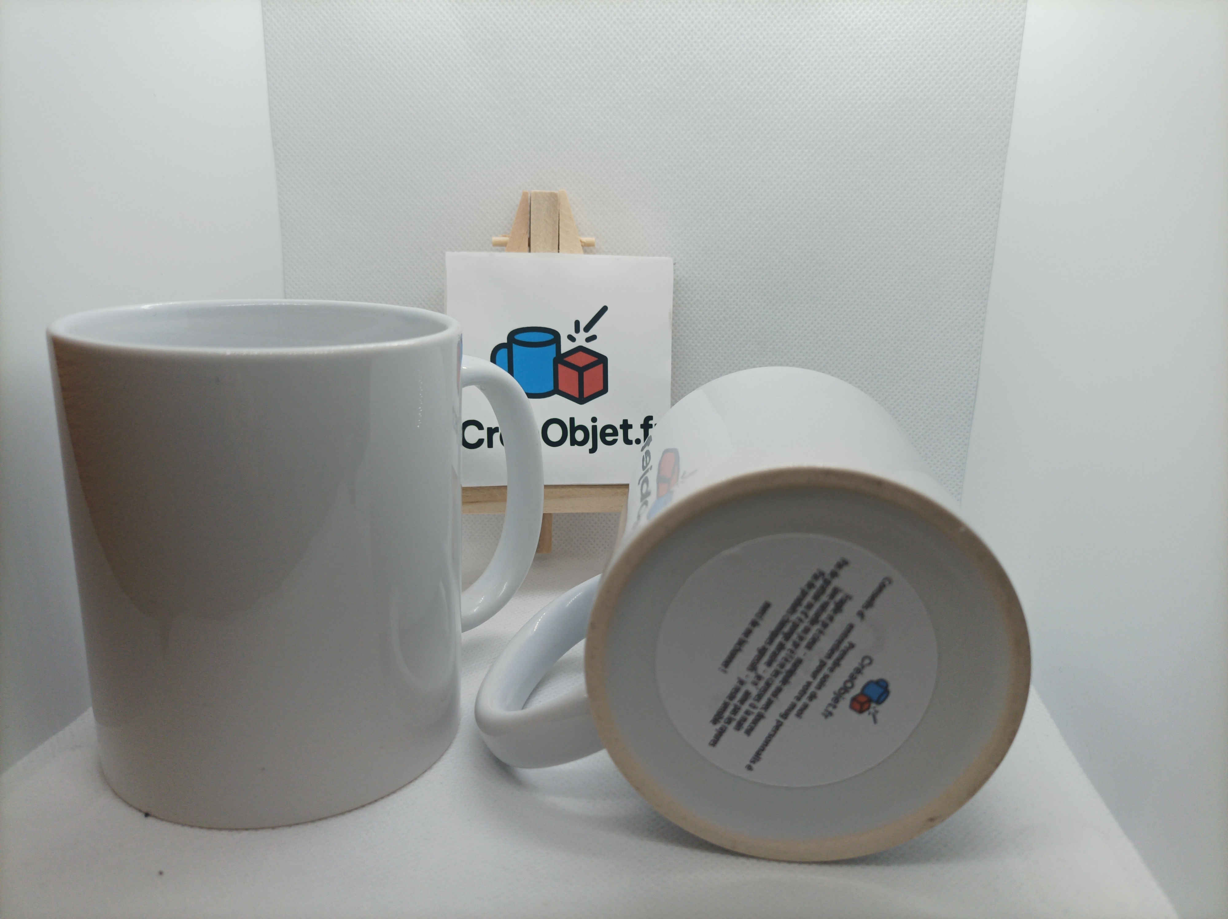 ☕ Mug Classique Personnalisé – Céramique Blanche