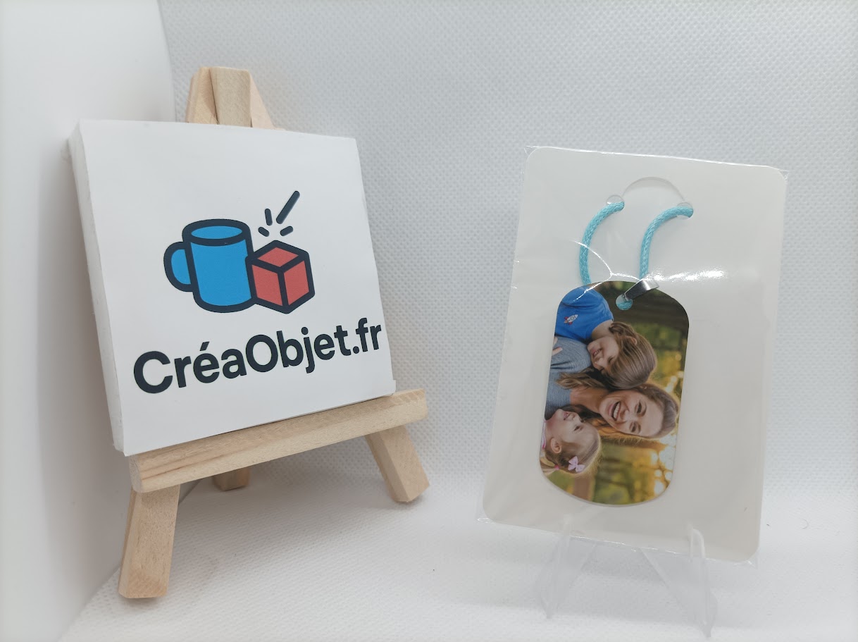 🏷️ Étiquette d’Identification Militaire Personnalisable –