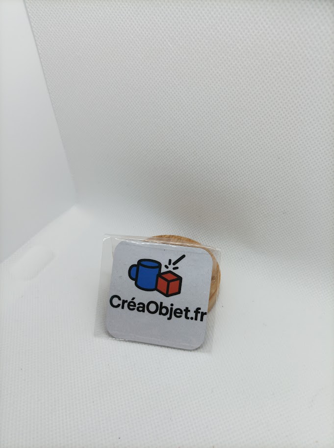 ✨ Lot de 2 aimants de réfrigérateur carrés personnalisables