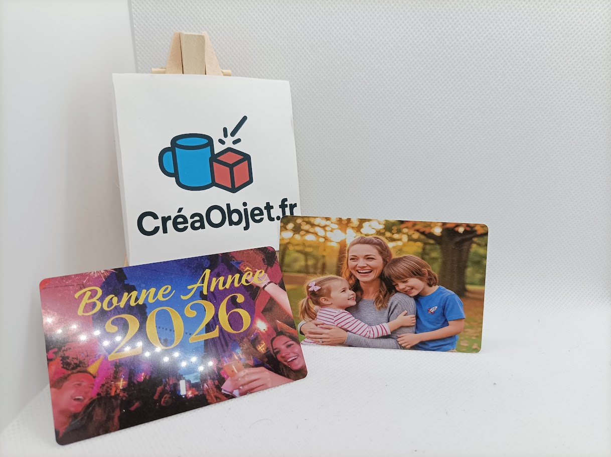 💼 20 Cartes de visite métalliques – 8,5 × 6,5 cm