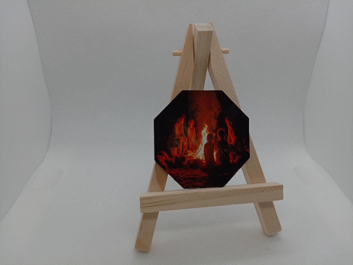 ❤️ Lot de 2 Aimants de Réfrigérateur Octogonaux Personnalisables