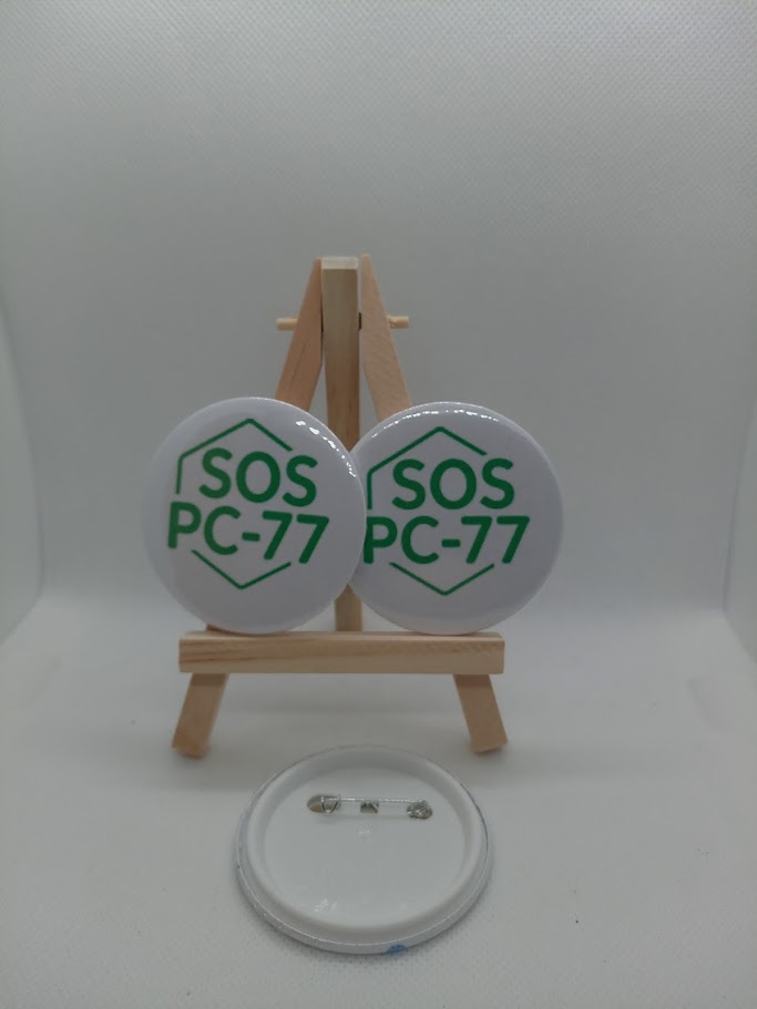 🪶 Lot de 10 Épinglettes / Pins personnalisables – Ø 56 mm