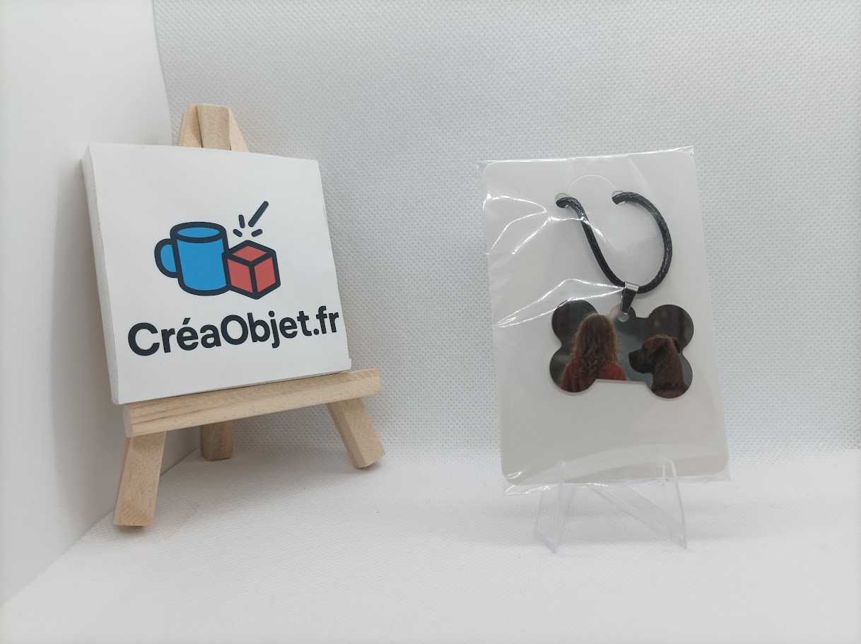 🏷️ Dog Tag Aluminium 38×25,5×1 mm – Personnalisable