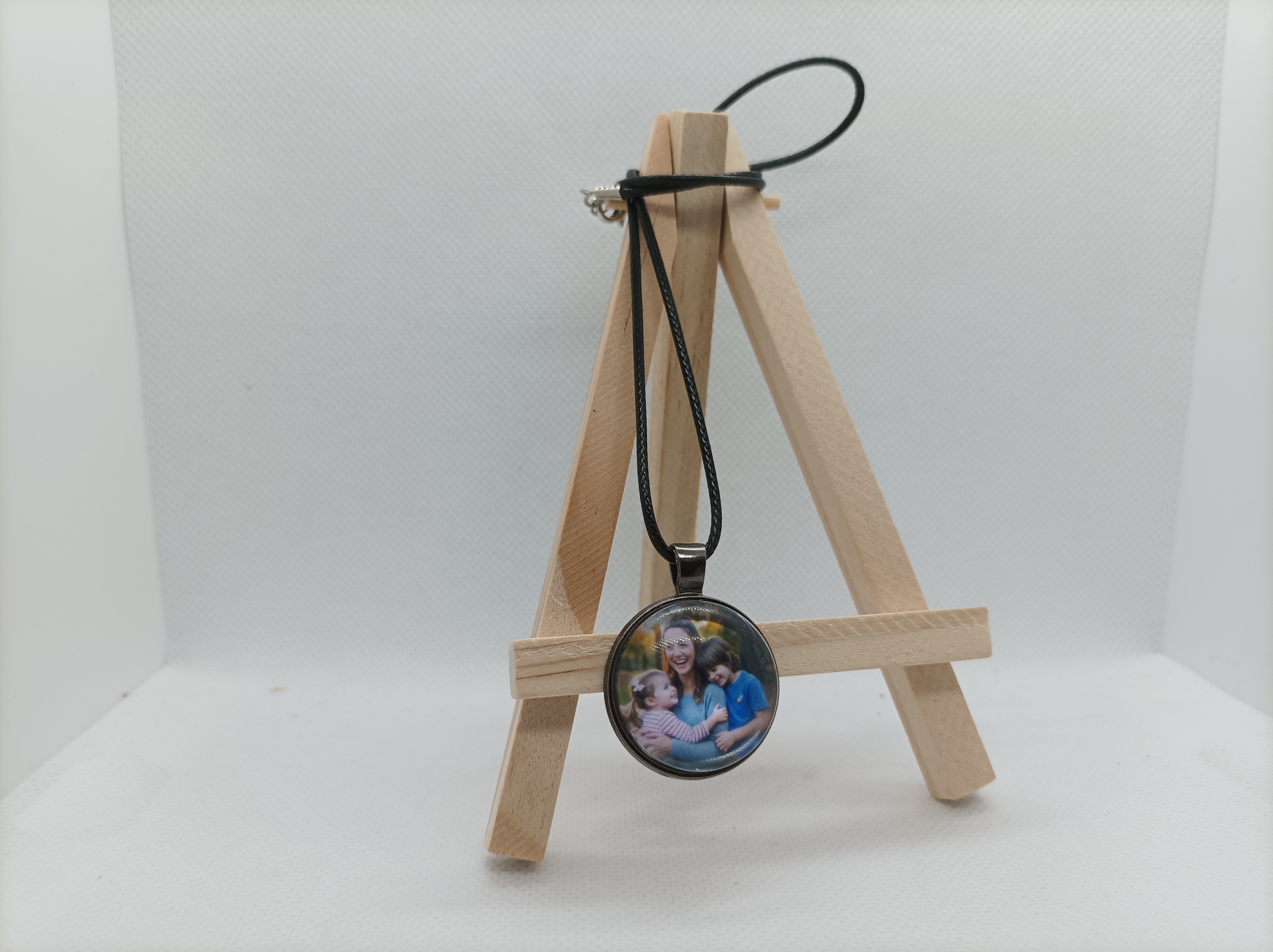 💎 Collier Cabochon Personnalisable Le cabochon, en inoxydable de 2,5 cm